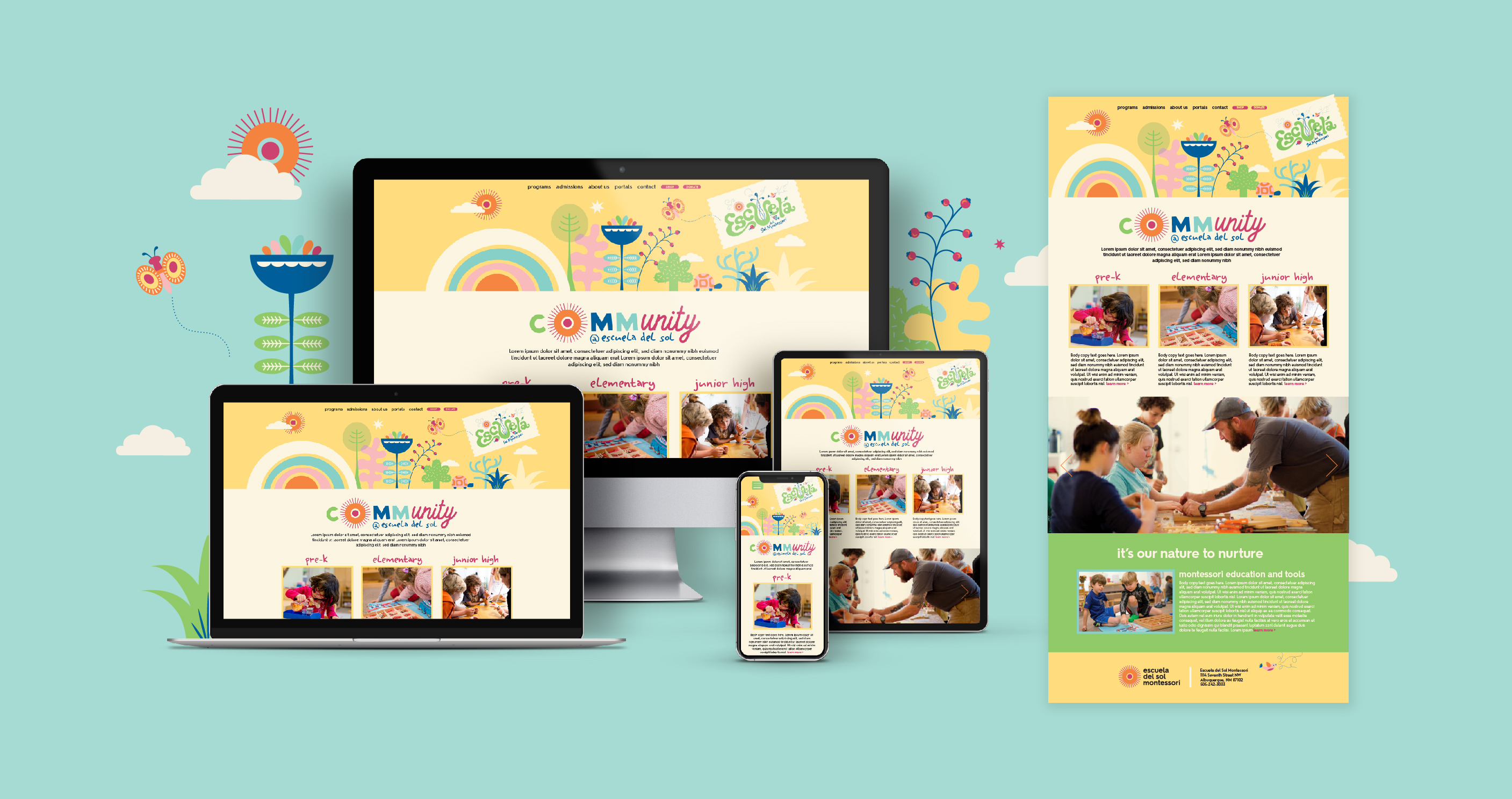 Escuela del Sol Montessori Branding